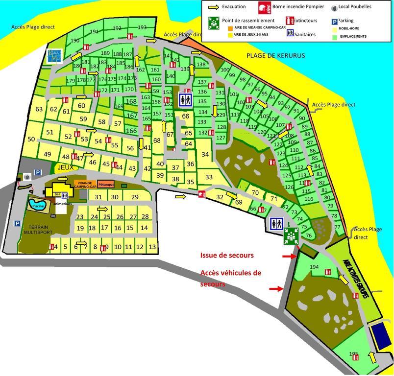 Camping De Kerurus Hotel Plounéour-Trez Zewnętrze zdjęcie